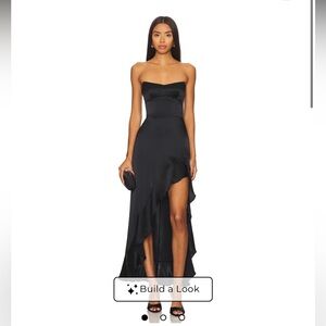 Amanda Uprichard Black High Low Dress